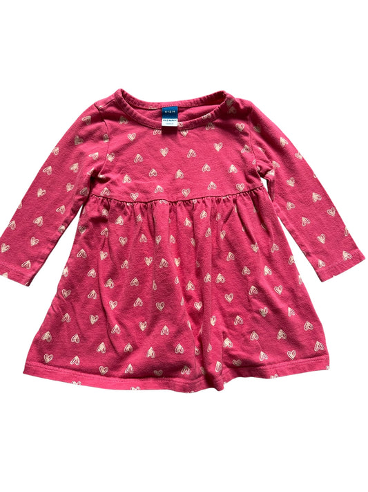 #93 Old Navy Heart Shirt Girls 6-12M