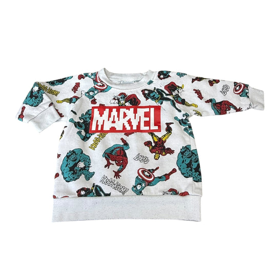 #1 Marvel Comics Sweatshirt 18 mo REDUCED