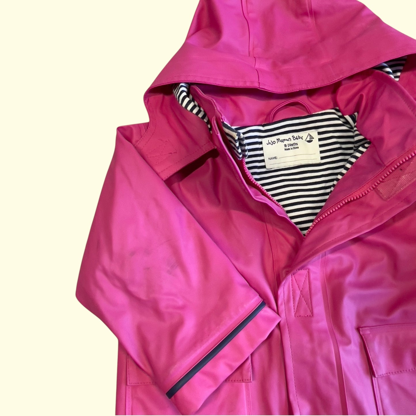 #1 Pink raincoat 18-24 mo REDUCED