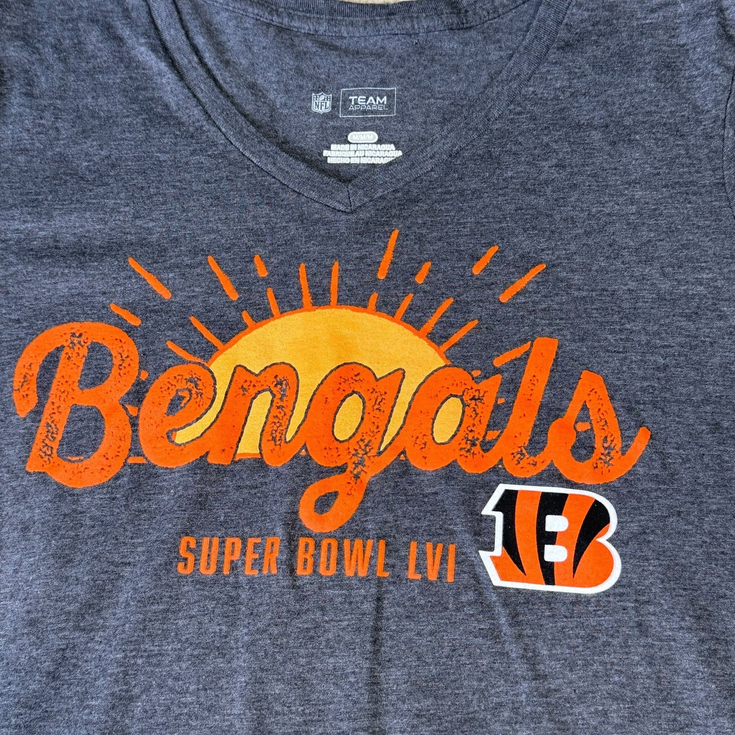 #1 Bengals Superbowl V-neck Medium REDUCED