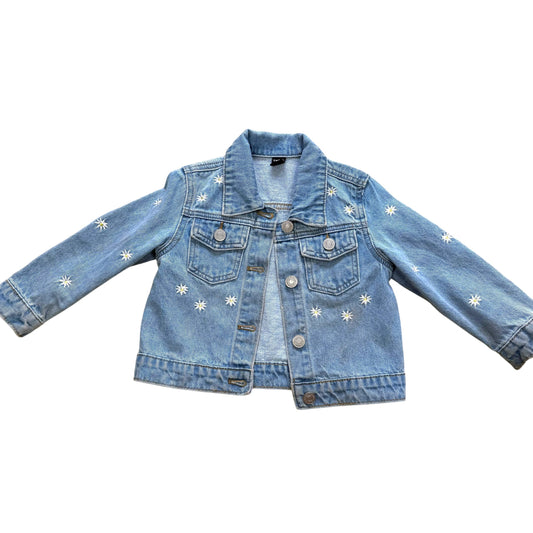 #1 Floral Denim Jacket 18-24 mo REDUCED
