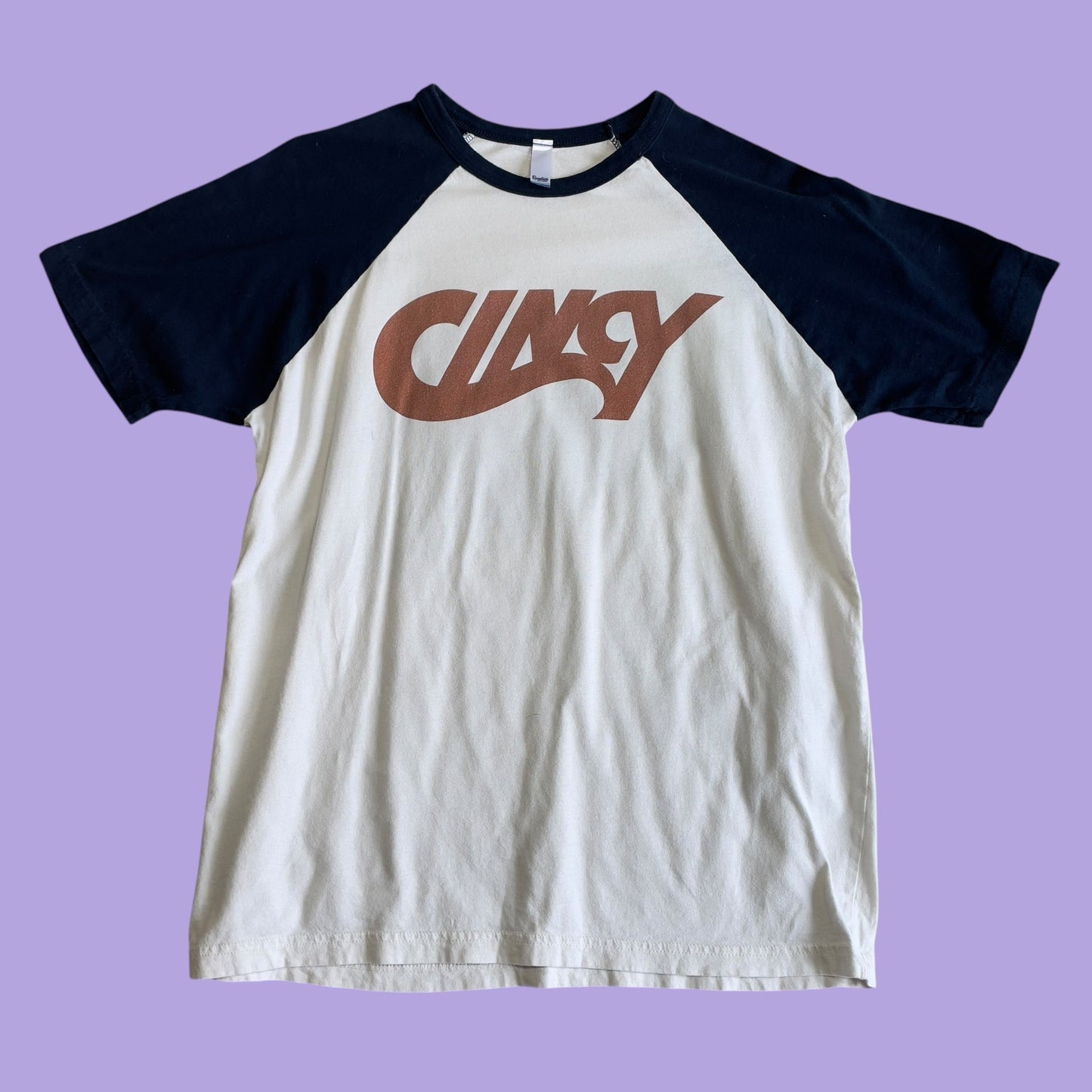 #1 Cincy Retro Baseball Tee Medium REDUCED