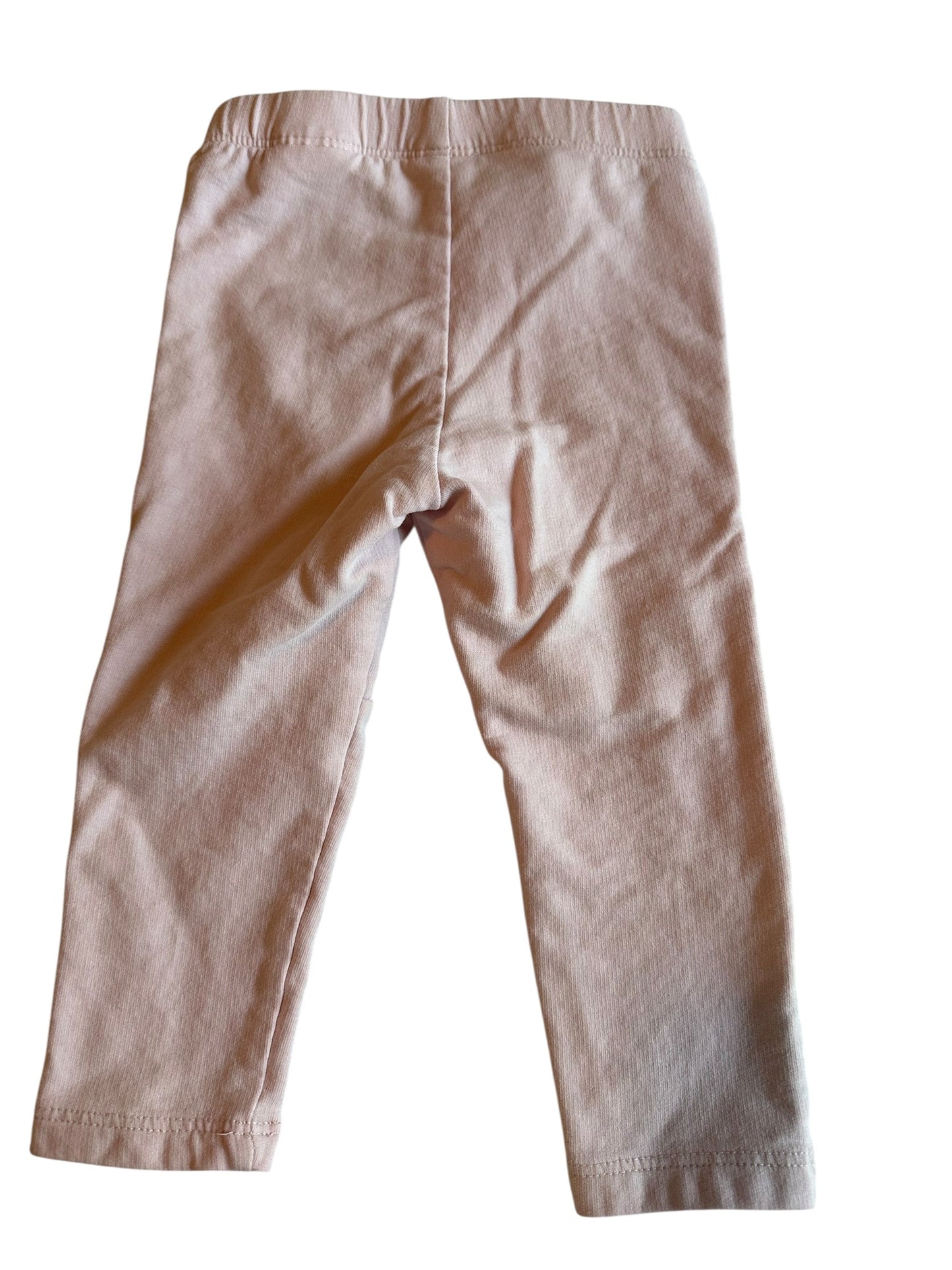 #93 H&M Light Pink Bunny Leggings Girls 12M