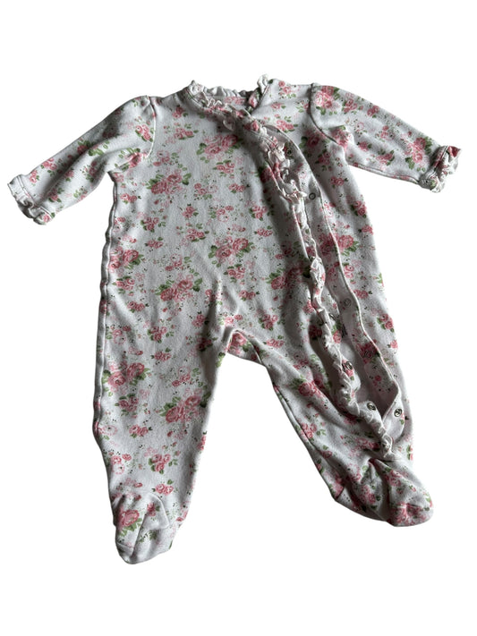 #93 Little Me Rose Onesie Girls 6M