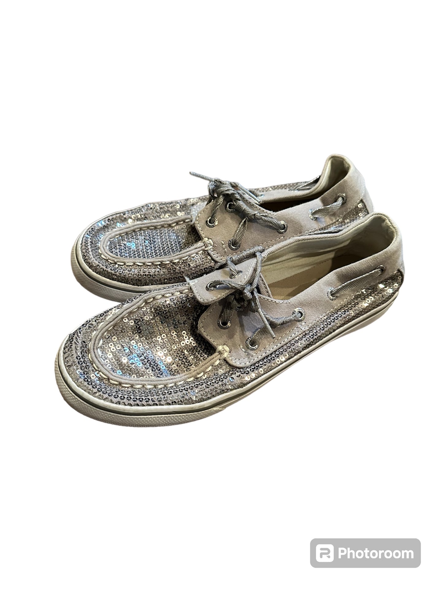 #80A girls size 4.5 sperrys