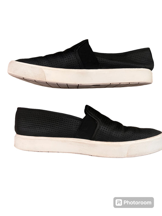 #63 Vince. 7.5 Womens Black Leather Loafers Blair Sneaker