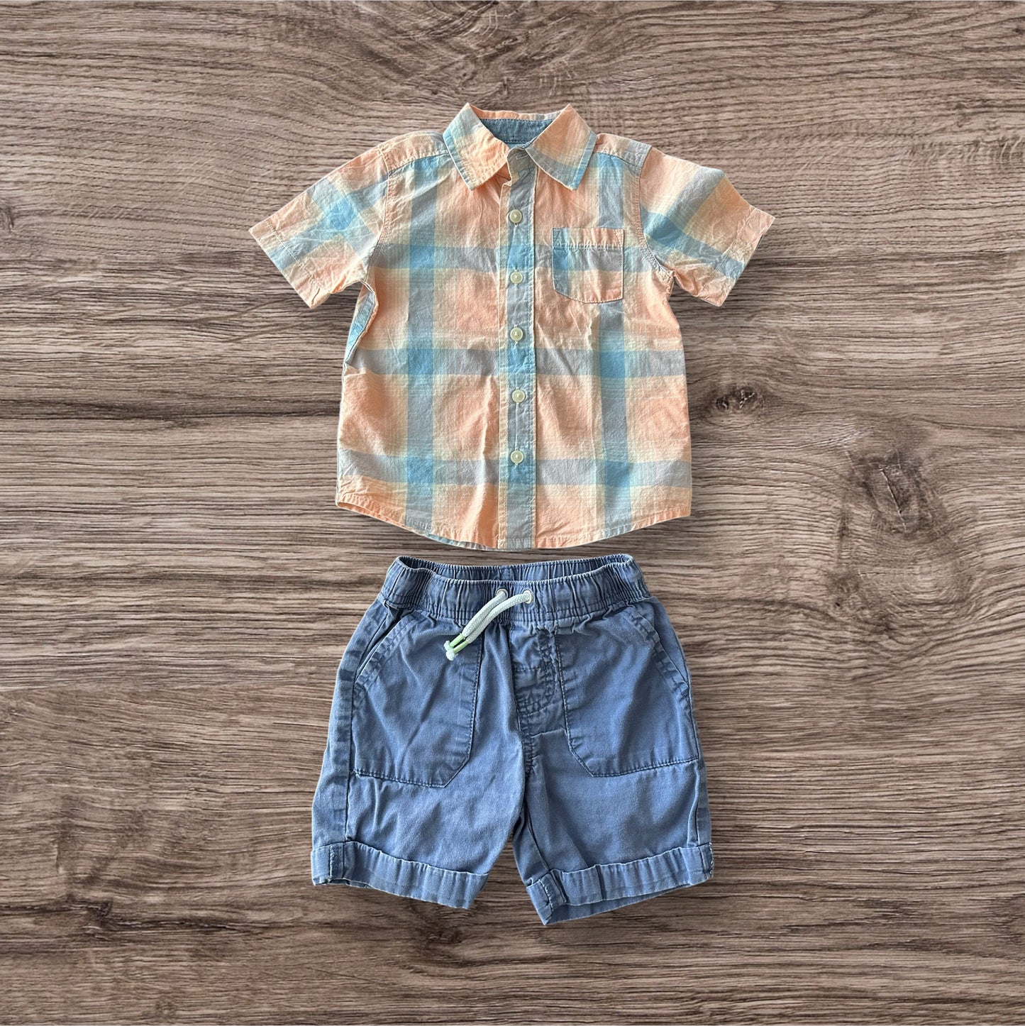#169 Boy’s 2T Plaid Outfit