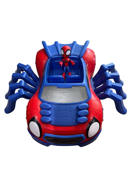 *REDUCED* 104 - Spidey Car and figurine. Like new