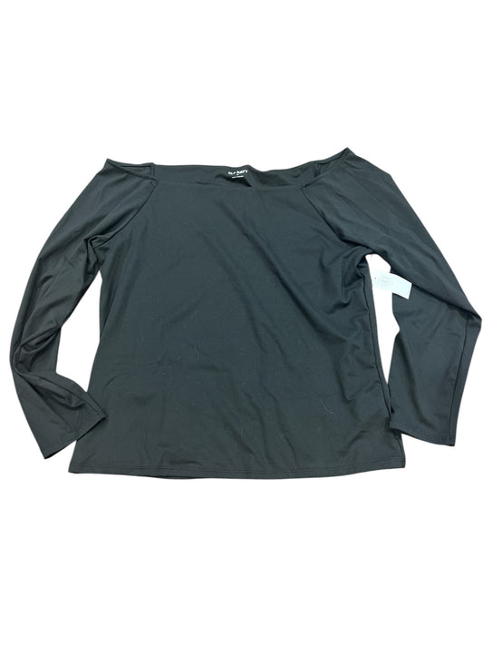 104-  Old Navy BNWT silky boat neck long sleeve XL
