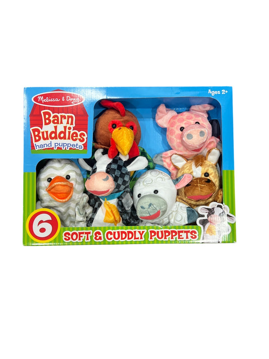 104-  NIB Melissa and Doug Barn Puppets