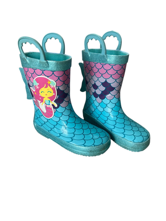 Seller #140 Girls mermaid rain boots size 9/10