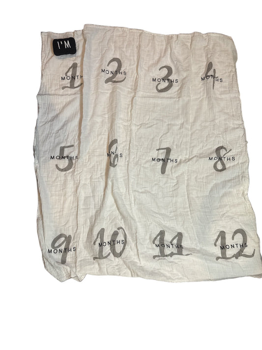 #28 Pottery Barn Muslin Baby Milestone Blanket Set