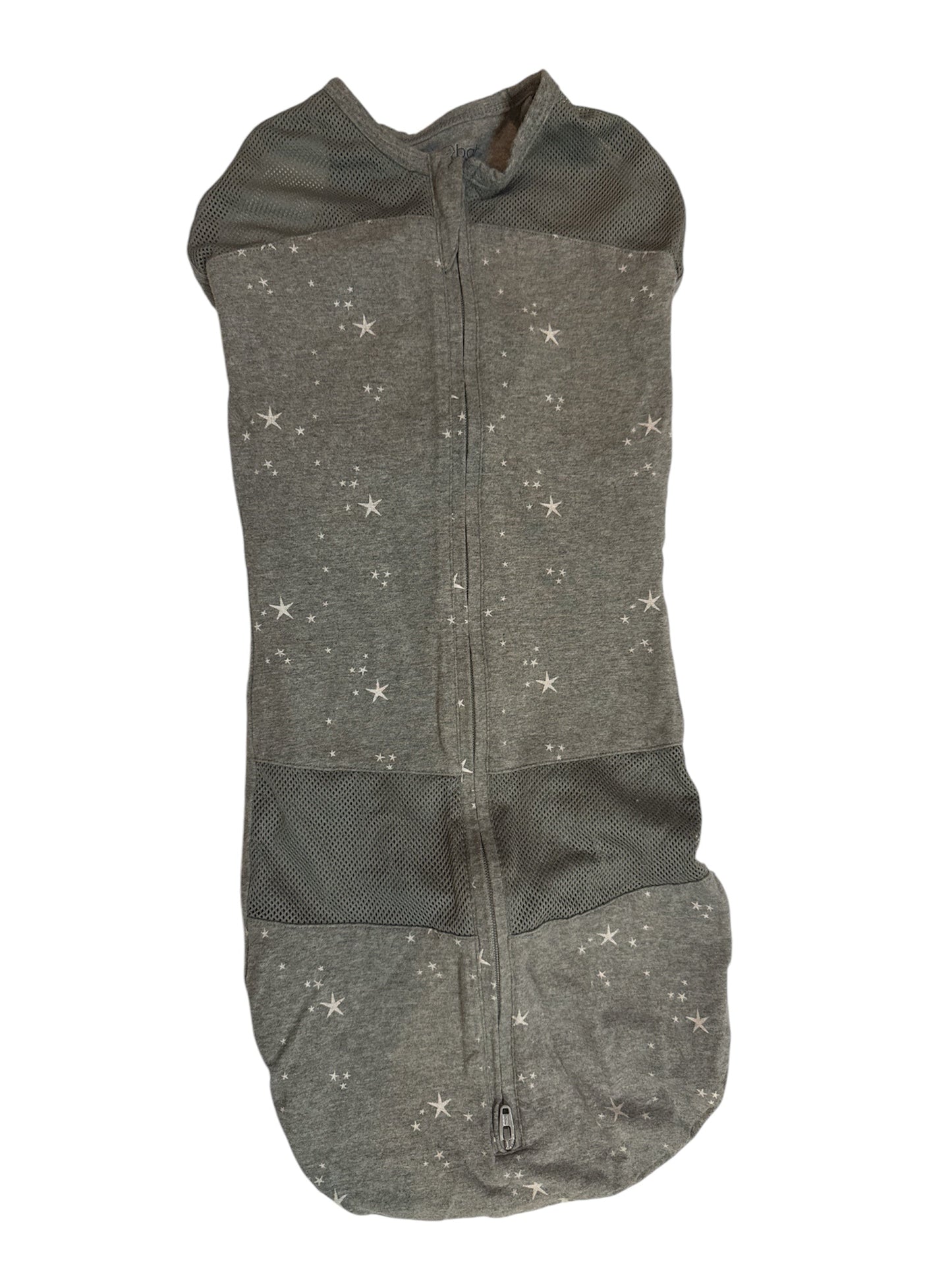 #28 Happiest Baby Sleepea Grey Stars Baby Swaddle Size M
