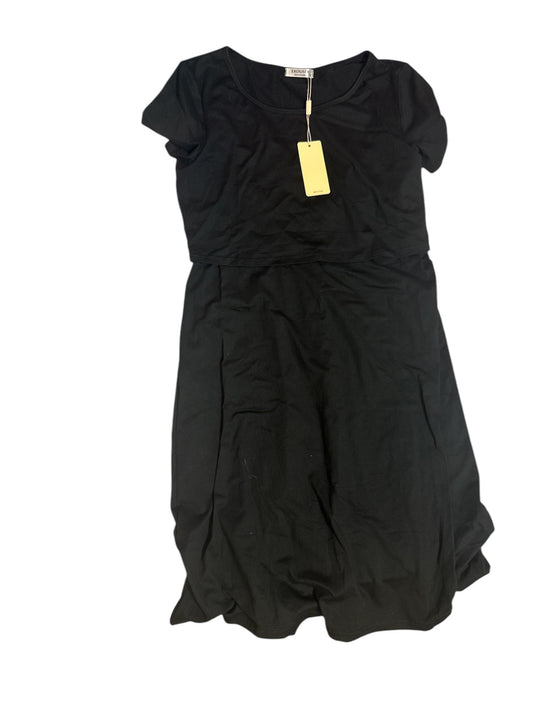 Seller #154 REDUCED New with Tags Ekouaer Nursing/Pumping Black Short Sleeve Dress Size S