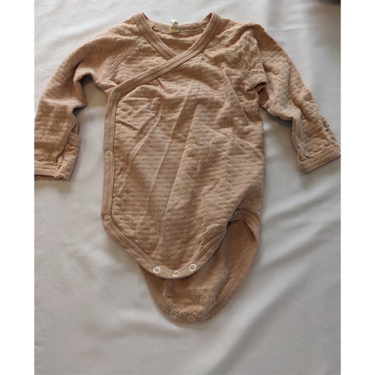 #113 *reduced* Quincy Mae 3-6 month Girls Long Sleeve Bodysuit