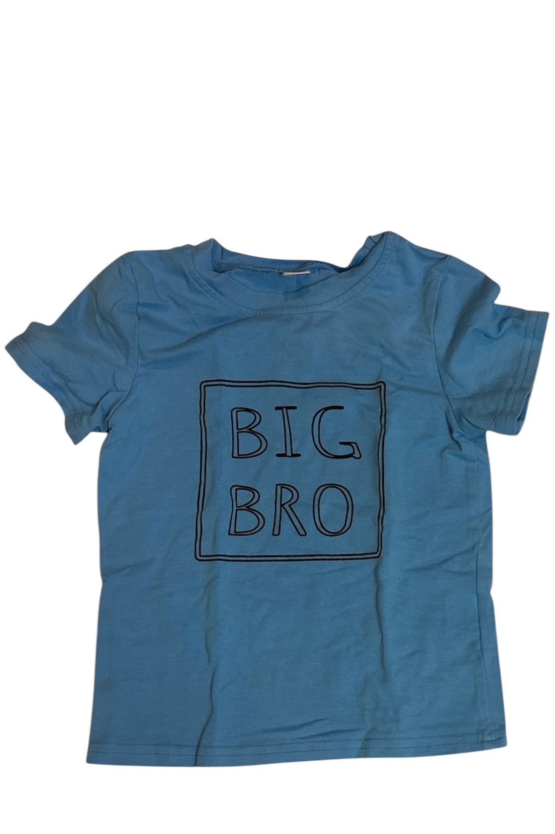 #28 Boys Big Bro T-Shirt Size 3T (Matching Little Sister 0-3M Onesie Available)