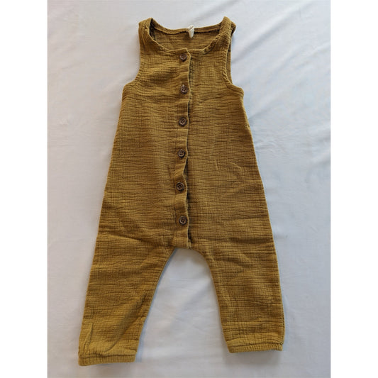 #113 Quincy Mae Gender Neutral 3-6 month romper *reduced*