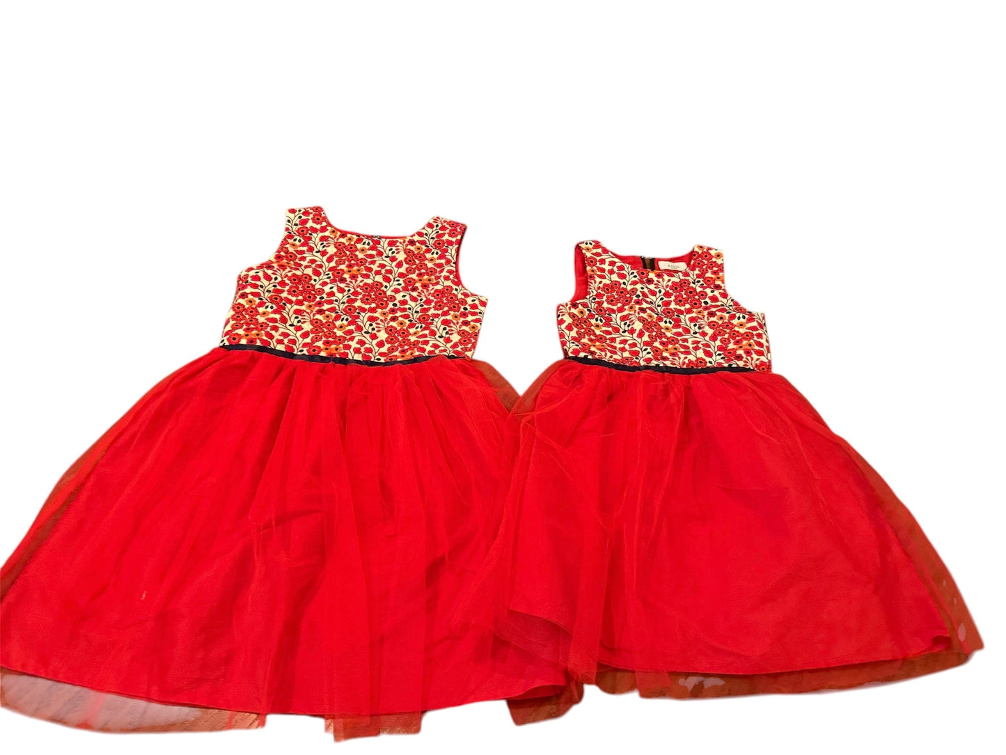 208 Girls sister dresses size 12 and size 8