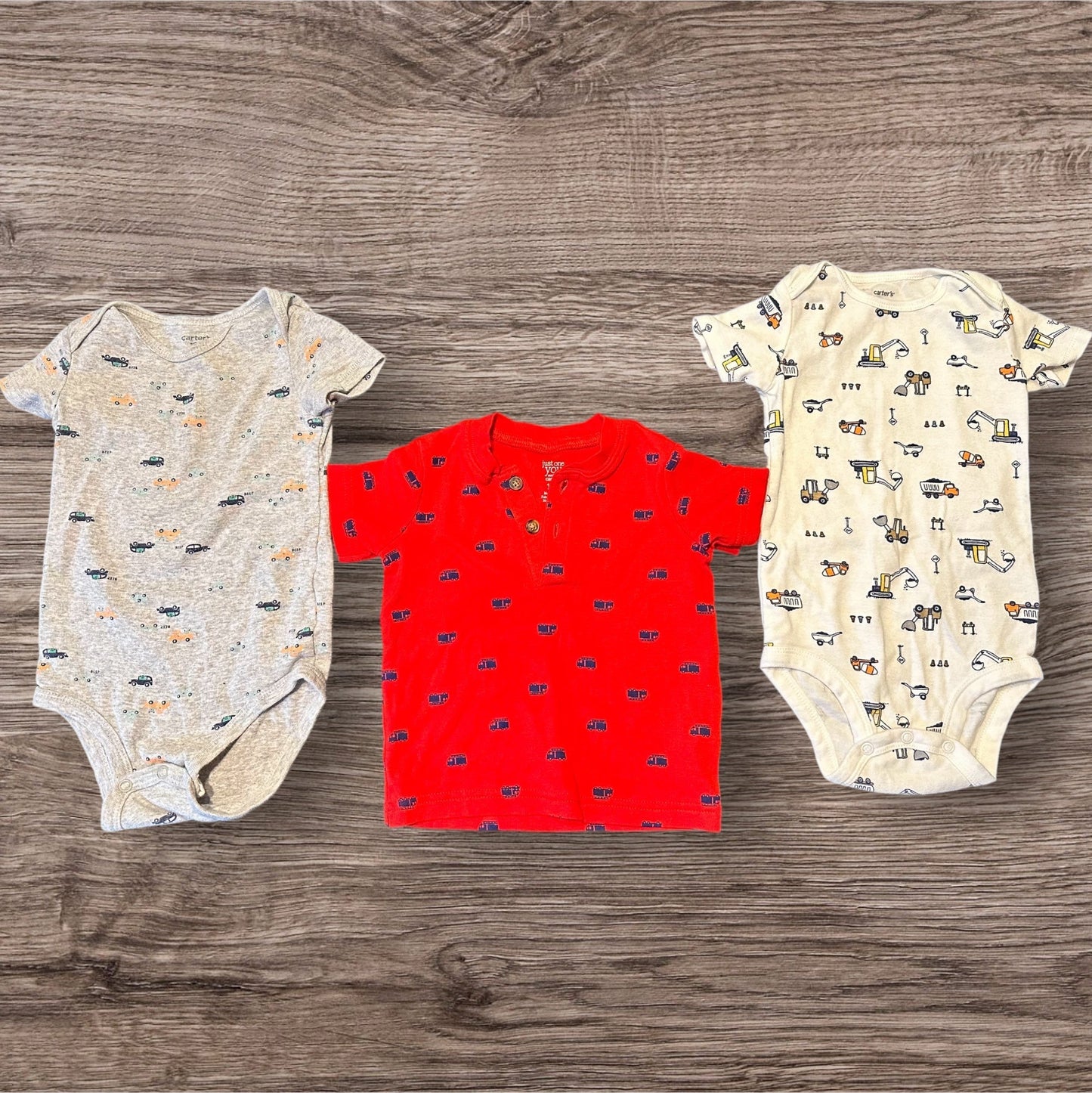 #169 Boy’s 18 Month Carter's Car Themed Bundle (6 Items)