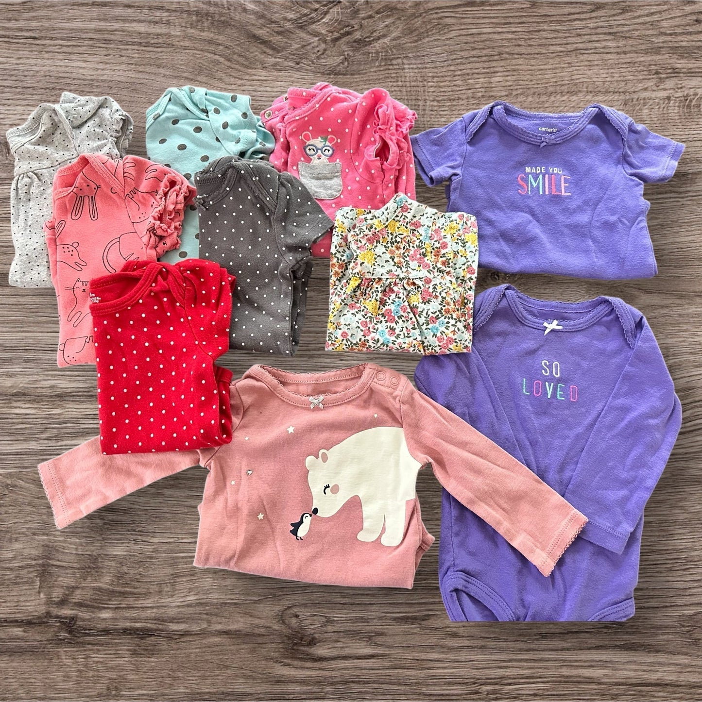 #169 6-9 Month Girl's Carter's Bundle (22 Items)