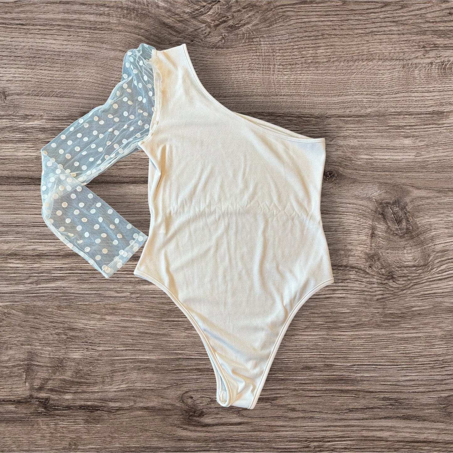 #169 Women's Large White Body Suit *REDUCED PRICE