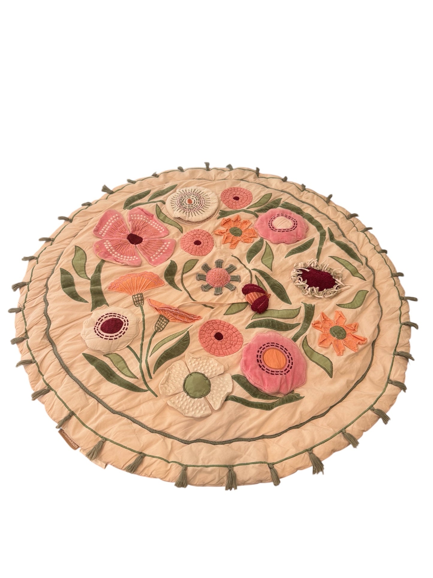 #28 REDUCED Crate & Kids Adorable Floral Garden Baby Activity Play Mat