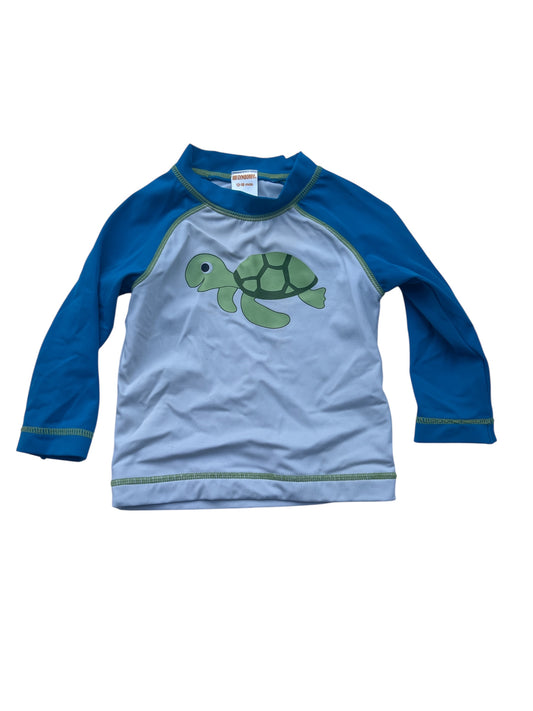 104- Gymboree turtle 12-18 mo rash gaurd