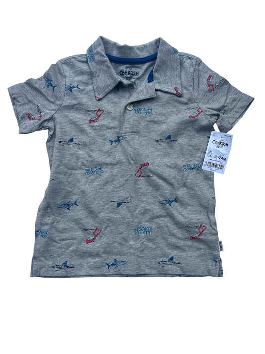 104- OshKosh 18-24 mo scuba polo NEW with tags