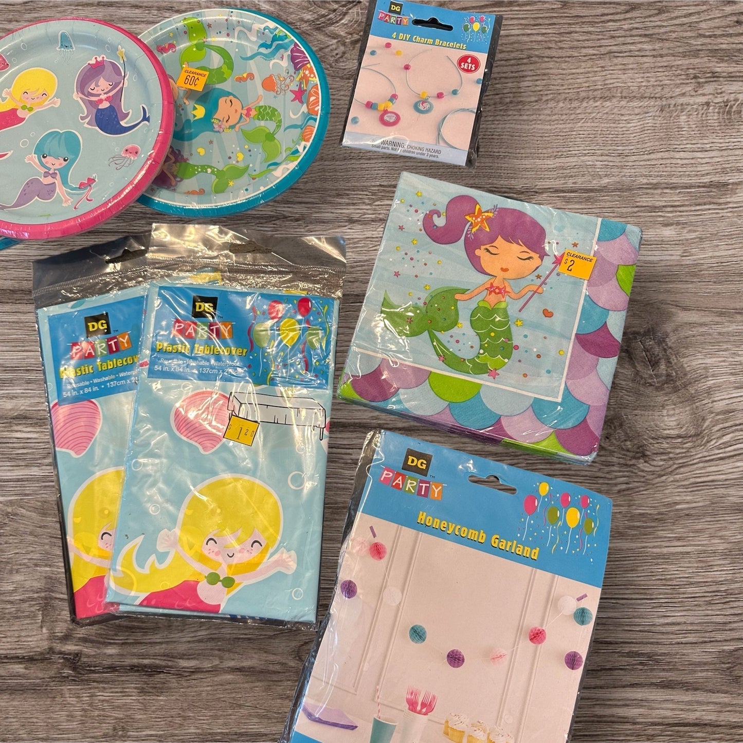#169 Mermaid Birthday Decorations- NEW *REDUCED PRICE