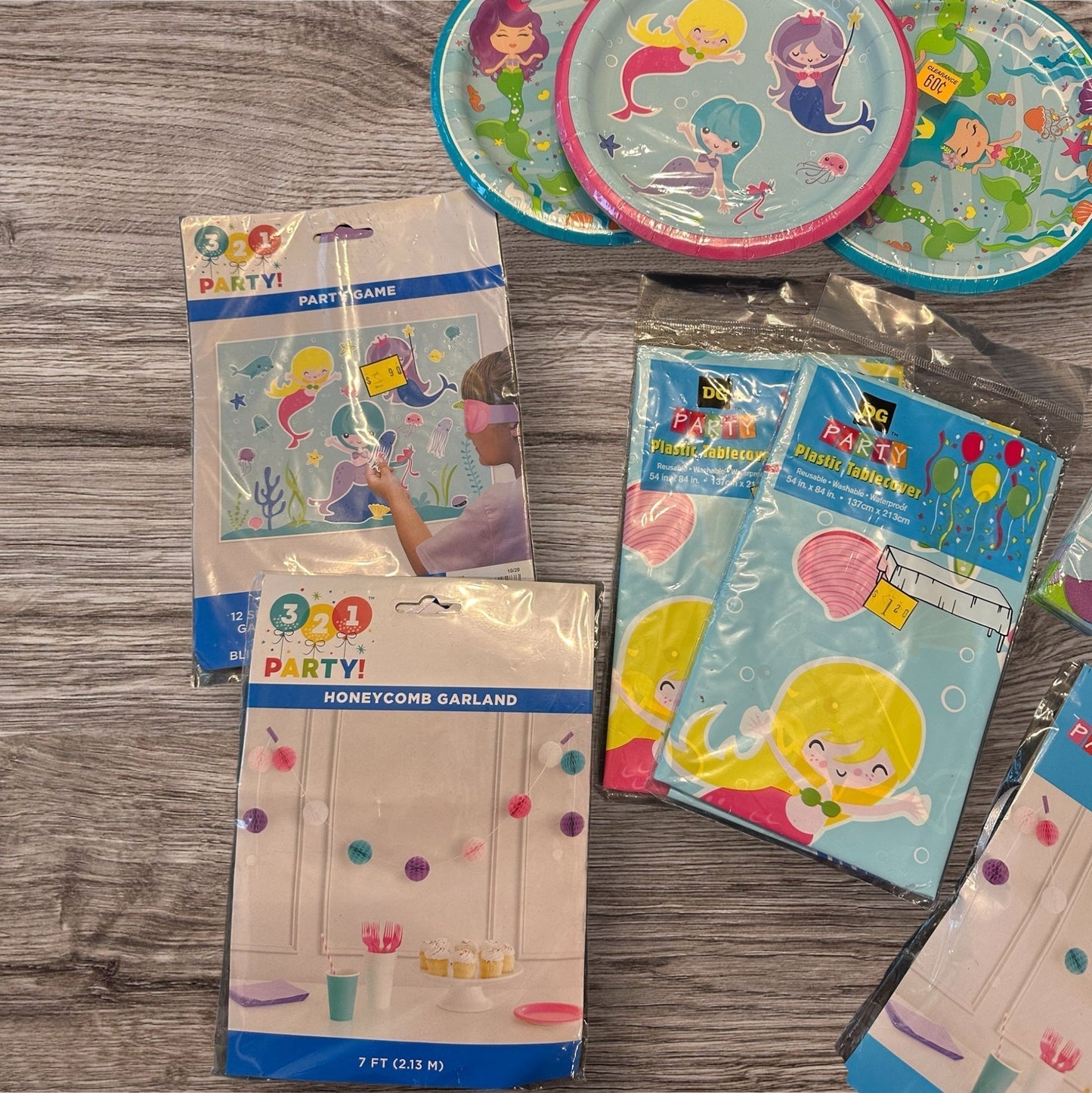 #169 Mermaid Birthday Decorations- NEW *REDUCED