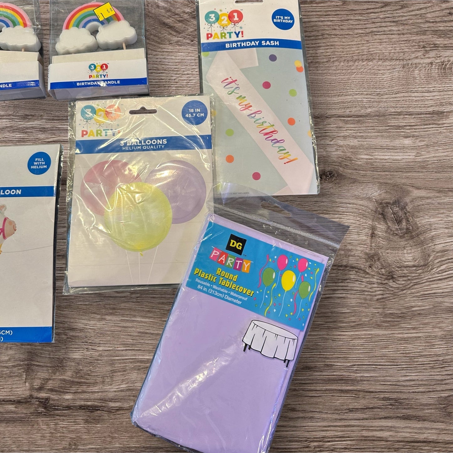 #169 Rainbow Birthday Decorations- NEW *REDUCED PRICE