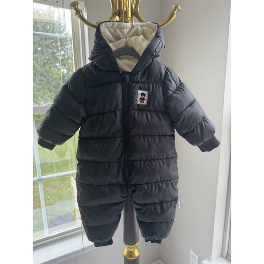 #113 The Bear 12 month snowsuit gender neutral *reduced*