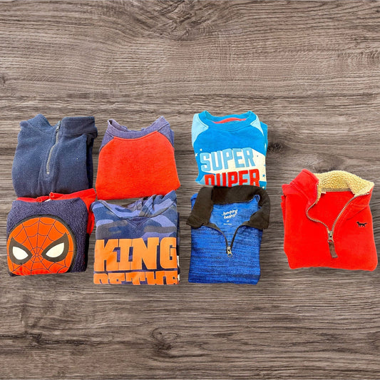 #169 Boy's 3T Hoodie/Crewneck Bundle (7 Items)