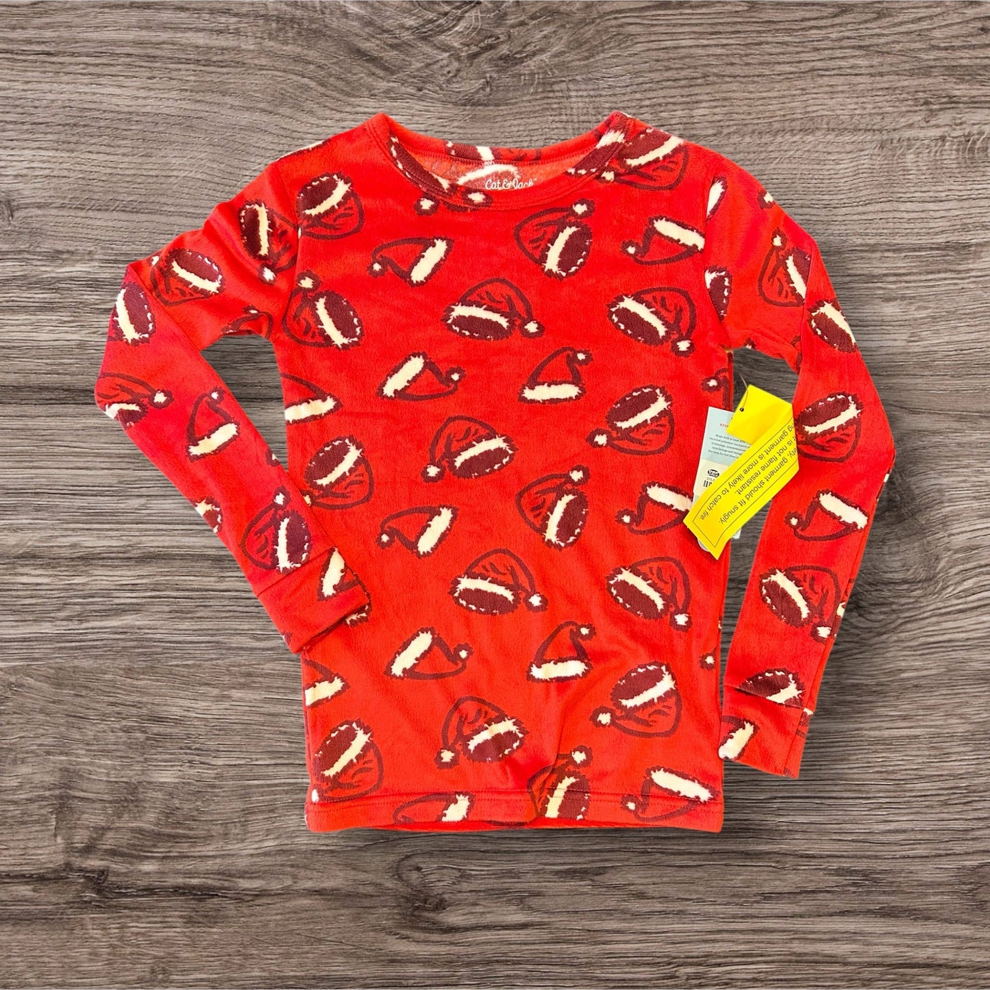 #169 Girl's Size 10 Santa Hat PJs- NWT