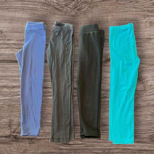 #169 Girl's 5T Leggings Bundle (4 Pairs)