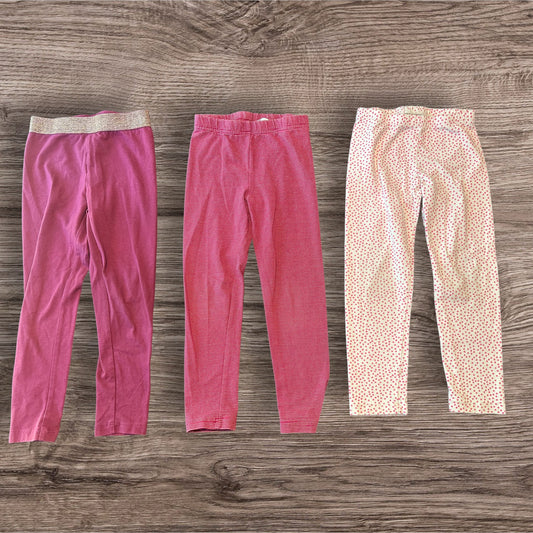 #169 Girl's 5T Leggings Bundle (6 Pairs)