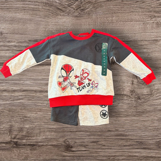 #169 2 Outfits Boy's 5T Spider-Man- NWT *REDUCED PRICE