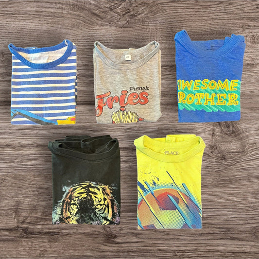 #169 Boy's 4T Shirt Bundle (5 Shirts) *REDUCED PRICE