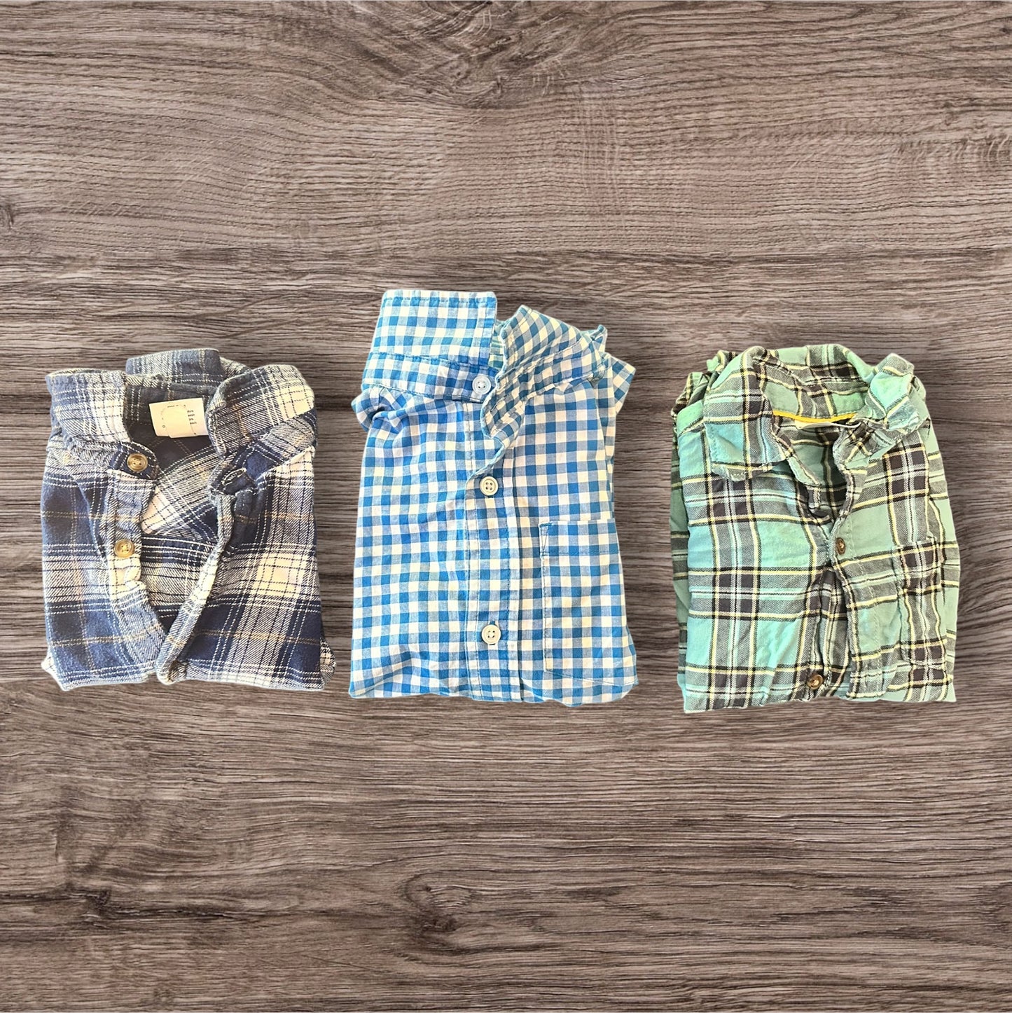 #169 Boy's 4T Plaid Bundle (3)