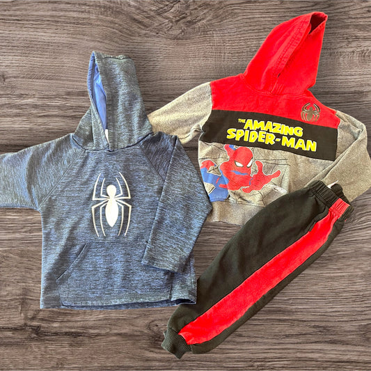 #169 Boy's 4T Spider-Man Bundle (3 Items)