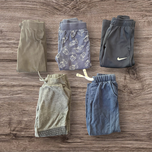 #169 Boy's 4T Sweatpants Bundle (5 Pairs)