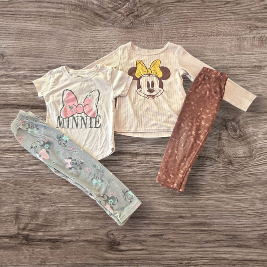 #169 Girl's 4T Minnie Mouse Outfits (2 Outfits)
