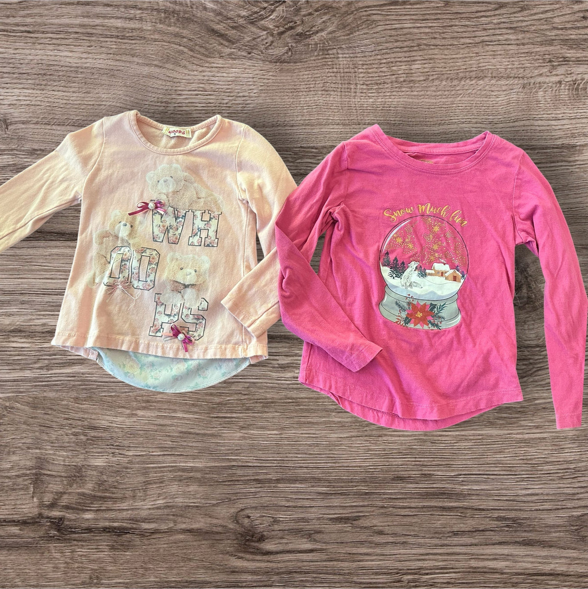 #171 Girl’s Size 4 Long Sleeve Shirt Bundle (7 Shirts)