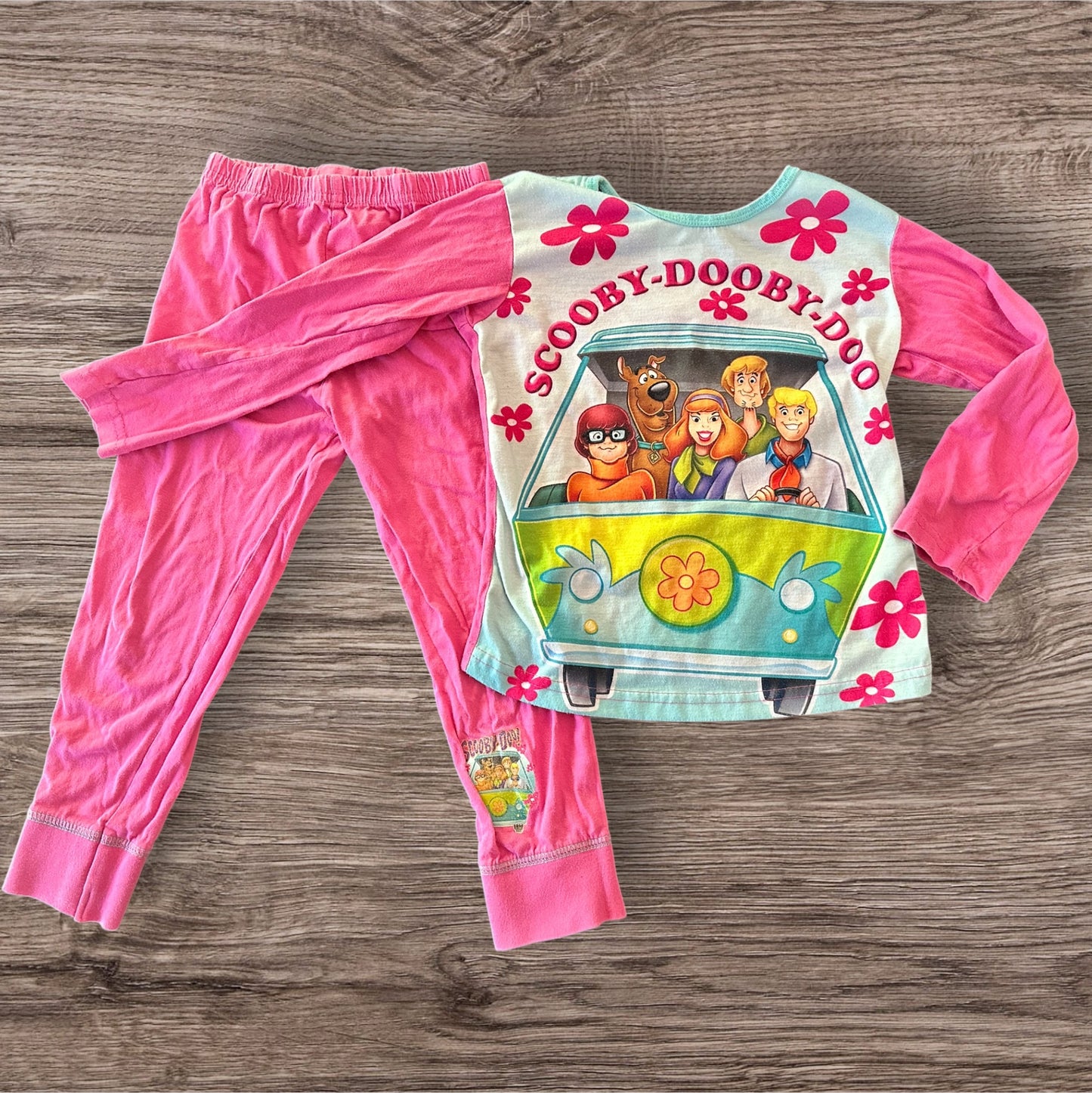 #169 Girl's 4T Pajama Bundle (4)