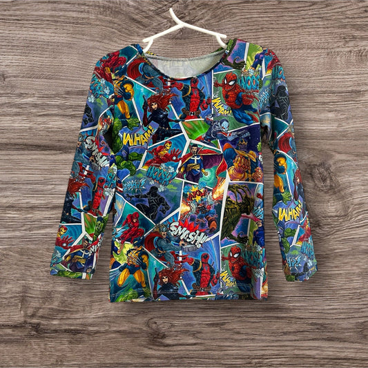 #169 Boy's 4T Marvel Themed Shirt