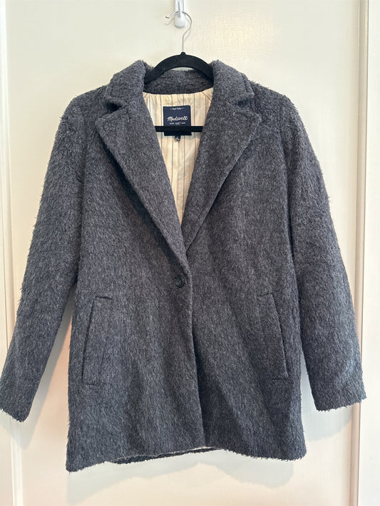 #146 - REDUCED Madewell Women’s Coat Size 2, Small Gray