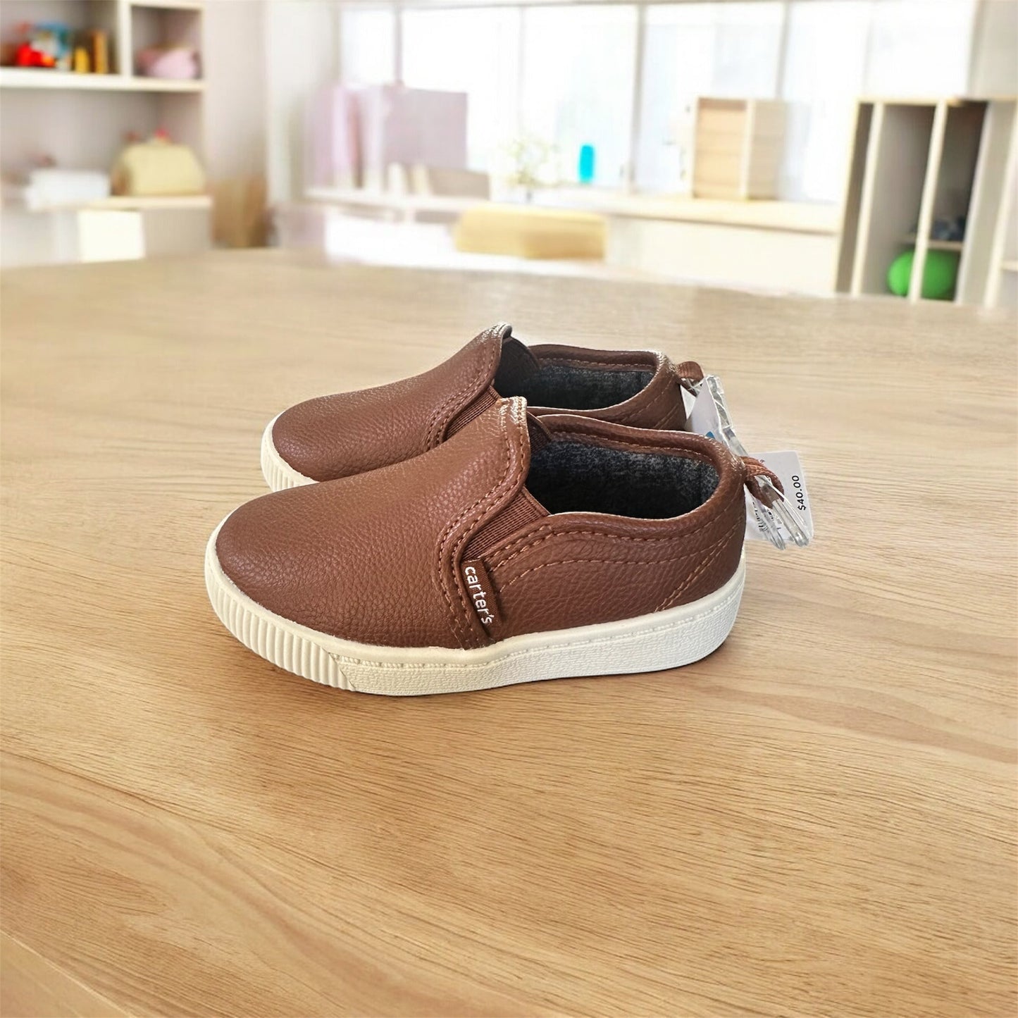 #77 NWT Carters Slip-On Shoes, Toddler Size 6