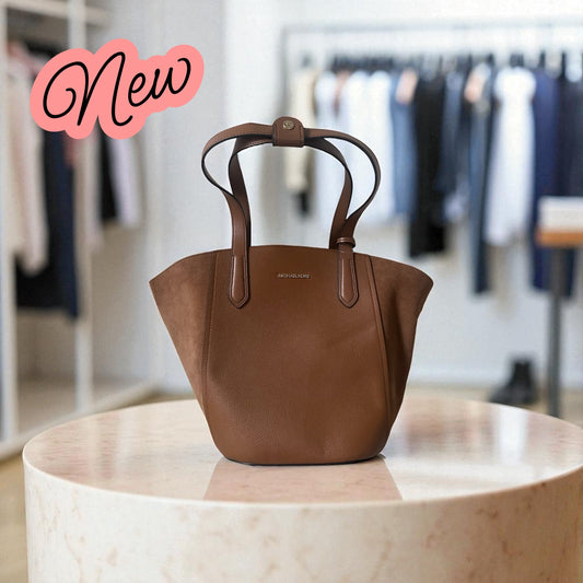 #77 NWT Michael Kors Brown Satchel Bag