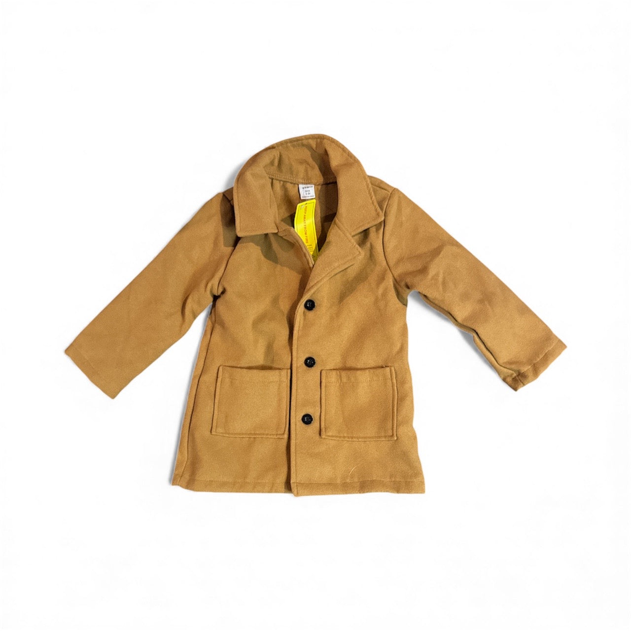 #28 REDUCED NWT Shein Tan Peacoat Size 2-3