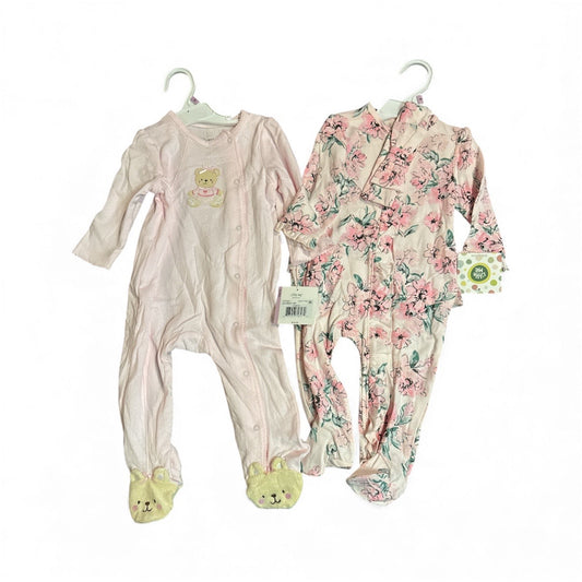 #28 REDUCED NWT Little Me Footed Sleeper Bundle Size 9M